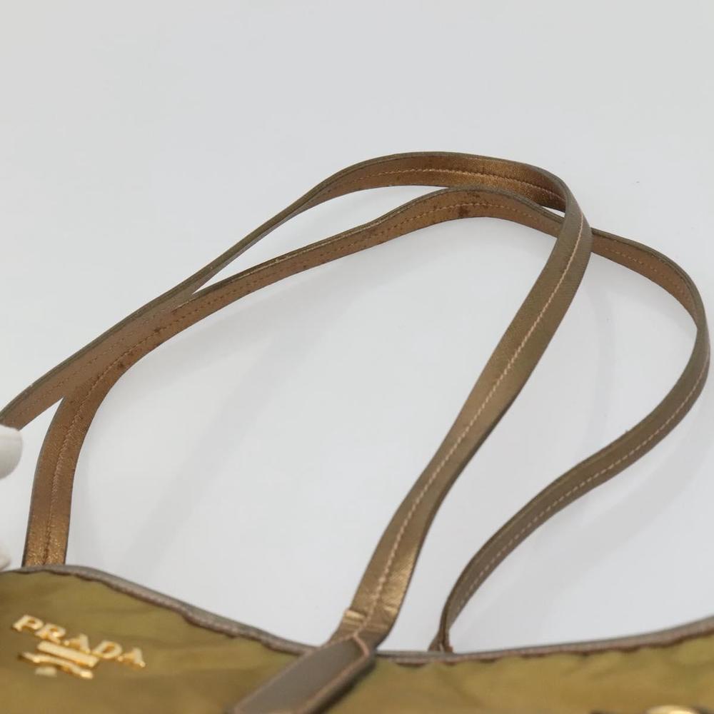 PRADA Tote Bag Nylon Green Auth 130186 - Picture 8 of 16